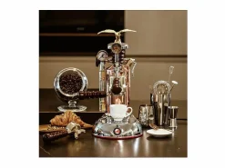 Sale Máquina de espresso La Pavoni Esperto Edotto 1,6L Cromo Cobre Oro - 950W, Diseño Multicolor Pequeño Electrodoméstico