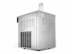 Hot Máquina de Helado Blando SucceBuy, Comercial de Mostrador 2200 W 2 + 1 Sabores, para Restaurantes, Bares, Cafeterías, Panaderías Plateado
