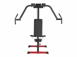 Máquina de prensa de pecho ajustable SucceBuy, capacidad de 204 kg, equipo para entrenamiento de pecho, espalda, deltoides posteriores y hombros, gimnasio en casa