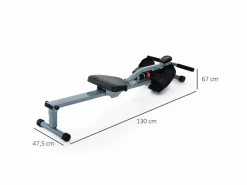 Homcom Máquina de remo 130x47.5x67 cm