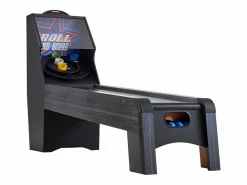 Discount Máquina de Skeeball SucceBuy 274cm Lanzar y Marcar Mesa de Juego de Arcade Marcador Electrónico Sala de Juegos 4 Bolas Cesta De Baloncesto