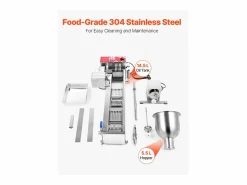 Sale Máquina para Hacer Rosquillas Automática Comercial SucceBuy, Máquina para Hacer Rosquillas Eléctrica de Una Sola Fila, Freidora de Acero Inoxidable Plateado