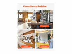 Sale Máquina para Hacer Rosquillas Automática Comercial SucceBuy, Máquina para Hacer Rosquillas Eléctrica de Una Sola Fila, Freidora de Acero Inoxidable Plateado