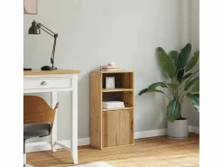 Outlet vidaxl Mueble auxiliar ODDA 40x24x79 cm madera maciza de pino Color natural claro