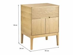 Outlet Mueble bajo ALASKA roble natural 60 cm Color natural claro