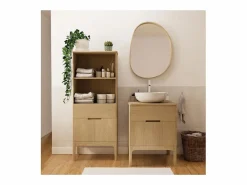 Outlet Mueble bajo ALASKA roble natural 60 cm Color natural claro