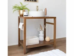 Happy Garden Mueble bajo de teca 80cm DEWI