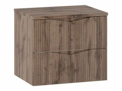 Best Petits-Meubles Mueble bajo lavabo 60cm encimera Tao Madera Color natural claro