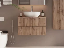 Petits-Meubles Mueble bajo lavabo 80cm Tao Madera