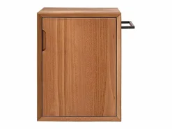 BERAH GETAH Mueble bajo lavabo de madera de teca maciza flotante 40 cm