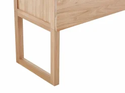 Sale Vente-unique Mueble bajo lavabo de roble macizo - Natural claro - L120 cm - TARELO Color natural claro