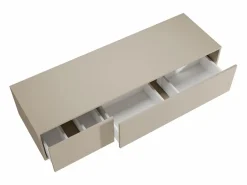 Vente-unique Mueble bajo lavabo flotante de baño, color , L150 x H32 cm, ISAURE