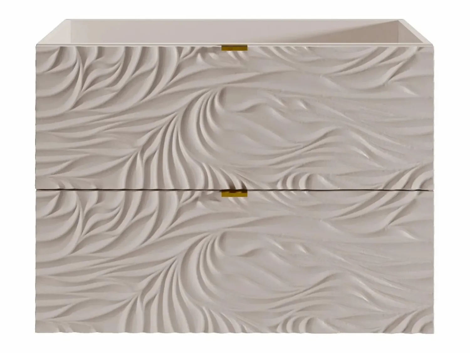Outlet Mueble bajo lavabo suspendido texturizado - - 80 cm - RINAREL Mueble De Lavabo