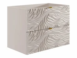 Outlet Mueble bajo lavabo suspendido texturizado - - 80 cm - RINAREL Mueble De Lavabo