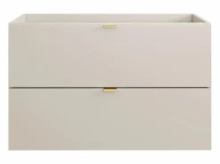 Vente-unique Mueble bajo lavabo suspendido - Color - 80 cm - LAVENA