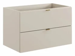 Vente-unique Mueble bajo lavabo suspendido - Color - 80 cm - LAVENA