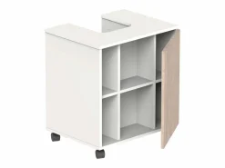 Hot Mueble baño c/ruedas p/lavabo pedestal Sinna 59 cm Mueble De Baño Simple