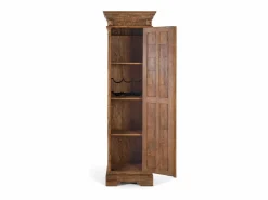 Clearance Giner y colomer Mueble bar con puerta frontal fabricado en madera de mango Marru00f3n