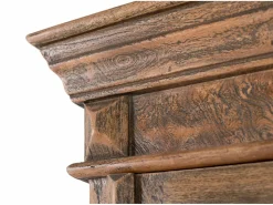 Clearance Giner y colomer Mueble bar con puerta frontal fabricado en madera de mango Marru00f3n