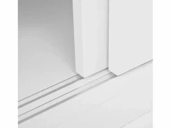 Online Mueble bar giratorio - Mesa de bar con 2 puertas de cristal y 2 compartimentos de almacenamiento abiertos - parte superior giratoria Blanco