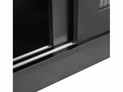 Online Mueble bar giratorio con 2 puertas de cristal - Tapa reversible - Mueble Bar