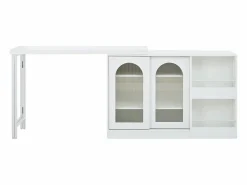 Hauss Spole Mueble bar giratorio con 2 puertas de cristal - Tapa reversible -