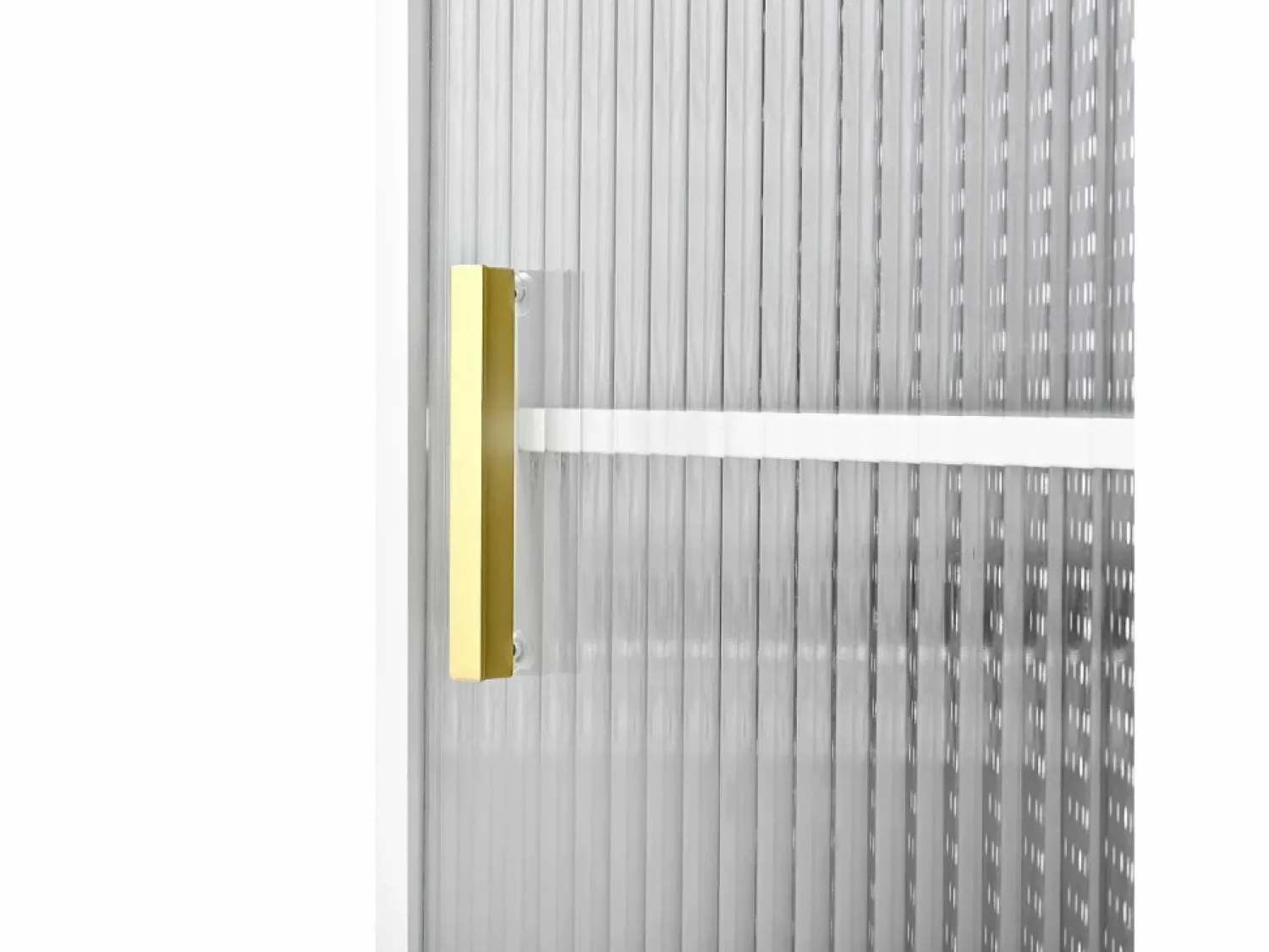 Hauss Spole Mueble bar giratorio con enchufes, iluminación LED y tablero perforado -