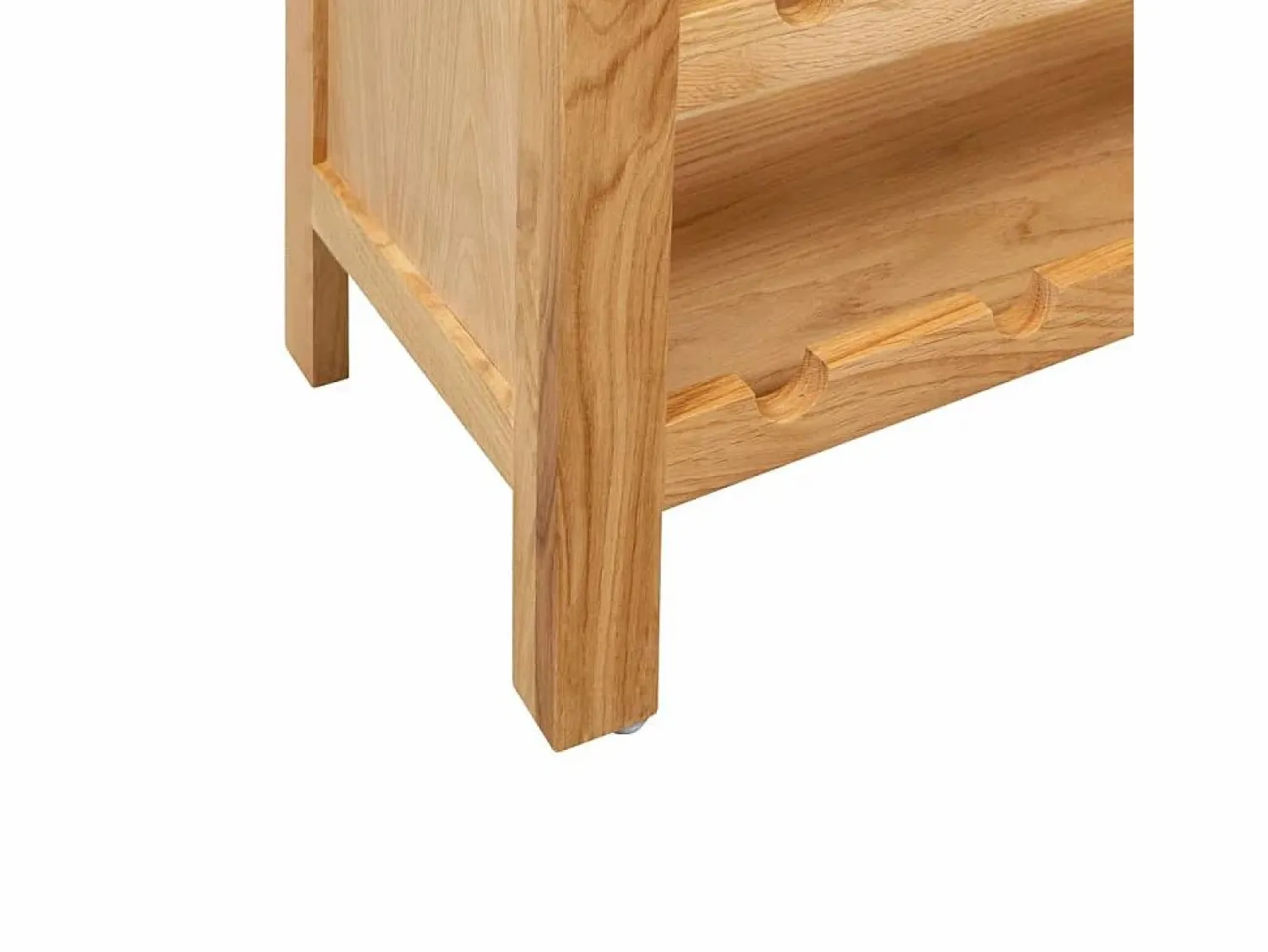 Mueble botellero de madera maciza de roble 72x32x90 cm ES447309 Botellero|Accesorios Para Vino Y Bar