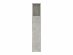 vidaxl Mueble cabecero hormigón 140x18,5x104,5 cm