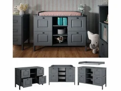 Hot Mueble cambiador 133x70x98.4 ajaton Mueble De Bebé