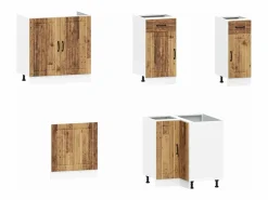 Sale Mueble cocina Kalmar madera vieja 11 pzas madera contrachapada Cocina Completa