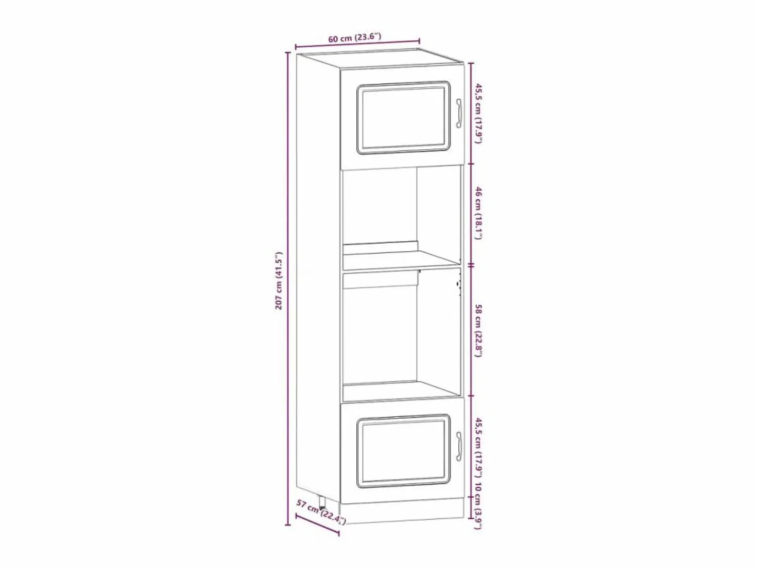Sale Mueble cocina Kalmar roble ahumado 7 pzas madera contrachapada Cocina Completa