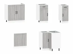 vidaxl Mueble cocina Kalmar sonoma 11 pzas madera contrachapada