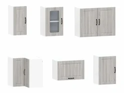 vidaxl Mueble cocina Kalmar sonoma 11 pzas madera contrachapada