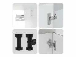 Discount Mueble cocina Lucca hormigón 11 pzas madera contrachapada Cocina Completa