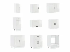 Hot Mueble cocina Porto brillo 14 pzas madera contrachapada Cocina Completa
