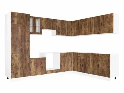 Best Mueble cocina Porto roble ahumado 14 pzas madera contrachapada Cocina Completa
