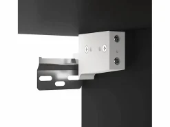 Best vidaxl Mueble con espejo y LED 76x15x55 cm Negro