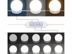 Sale Mueble con espejo y luces LED hormigón 90x31,5x62 cm Mueble De Pared Para Baño