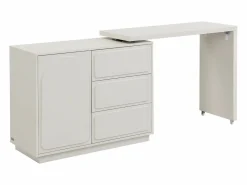 Vente-unique Mueble con rincón giratorio, 3 cajones y 1 puerta en MDF - VELANTO
