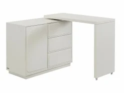 Vente-unique Mueble con rincón giratorio, 3 cajones y 1 puerta en MDF - VELANTO