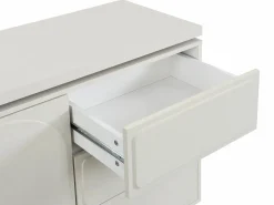 Vente-unique Mueble con rincón giratorio, 3 cajones y 1 puerta en MDF - VELANTO
