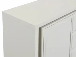 Vente-unique Mueble con rincón giratorio, 3 cajones y 1 puerta en MDF - VELANTO