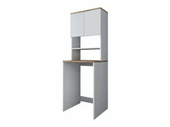 Hot Mueble cubrelavadora compacto con armario y estantes KD101 - Mueble Para Lavadora