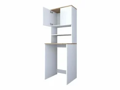 Hot Mueble cubrelavadora compacto con armario y estantes KD101 - Mueble Para Lavadora