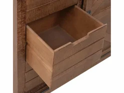 vidaxl Mueble de almacenaje madera maciza abeto marrón 64x33,5x75 cm
