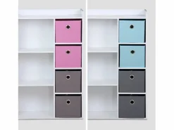 Sweeek Mueble de almacenamiento para niños 4 cestas
