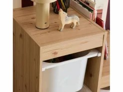 Sweeek Mueble de almacenamiento infantil escalera, 6 cajones de