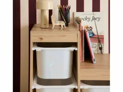 Sweeek Mueble de almacenamiento infantil escalera, 6 cajones de