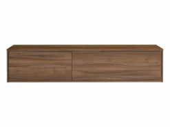 Online Vente-unique Mueble de baño - Ancho 150 x Alt. 32 cm - - ISAURE Color natural oscuro